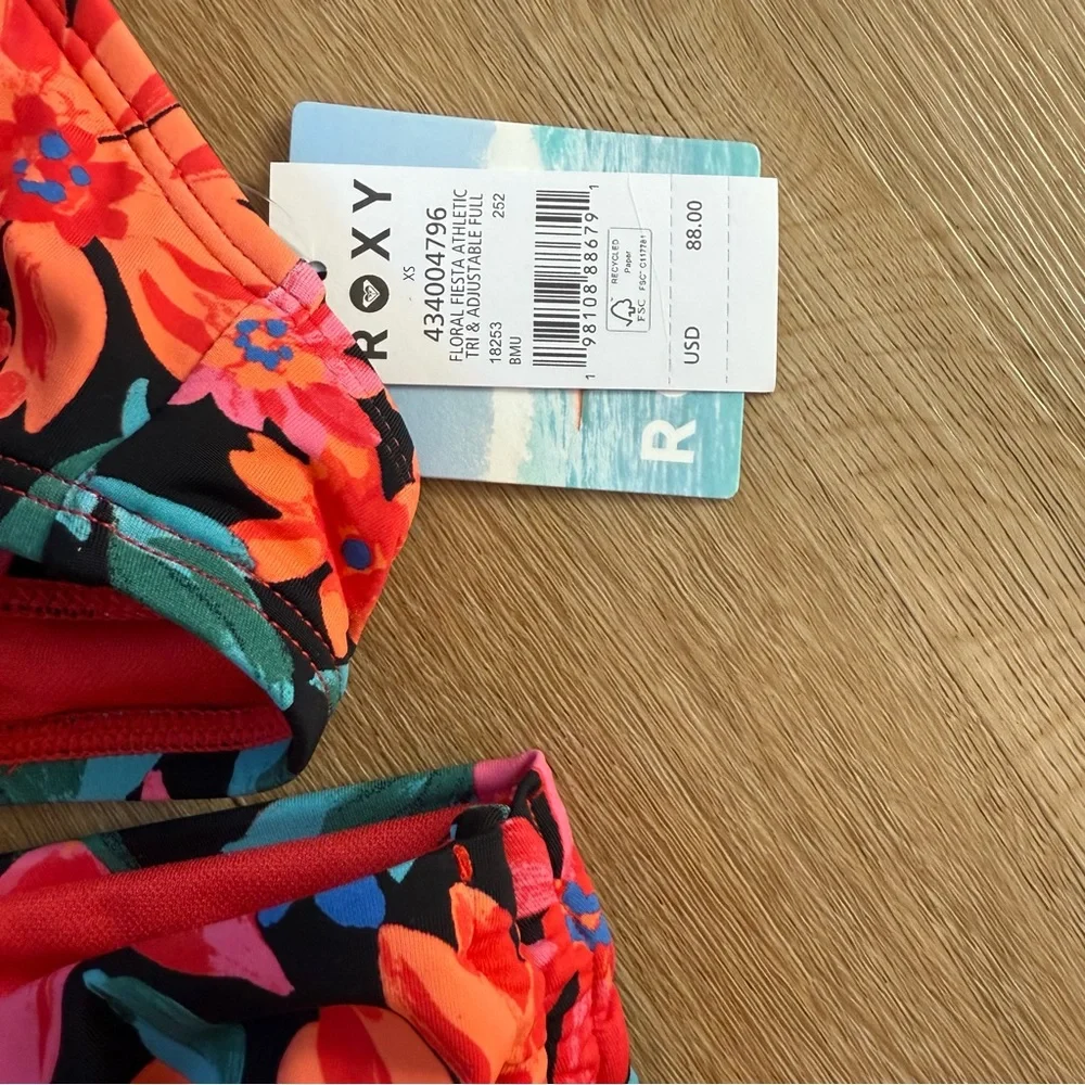 Roxy Beach Classics Strappy Bikini Top and Bottoms - Picture 4 of 10
